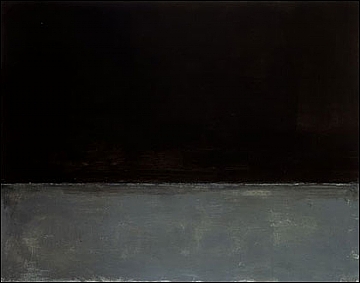 mark rothko,1969 Untitled - black on grey (הגדל)